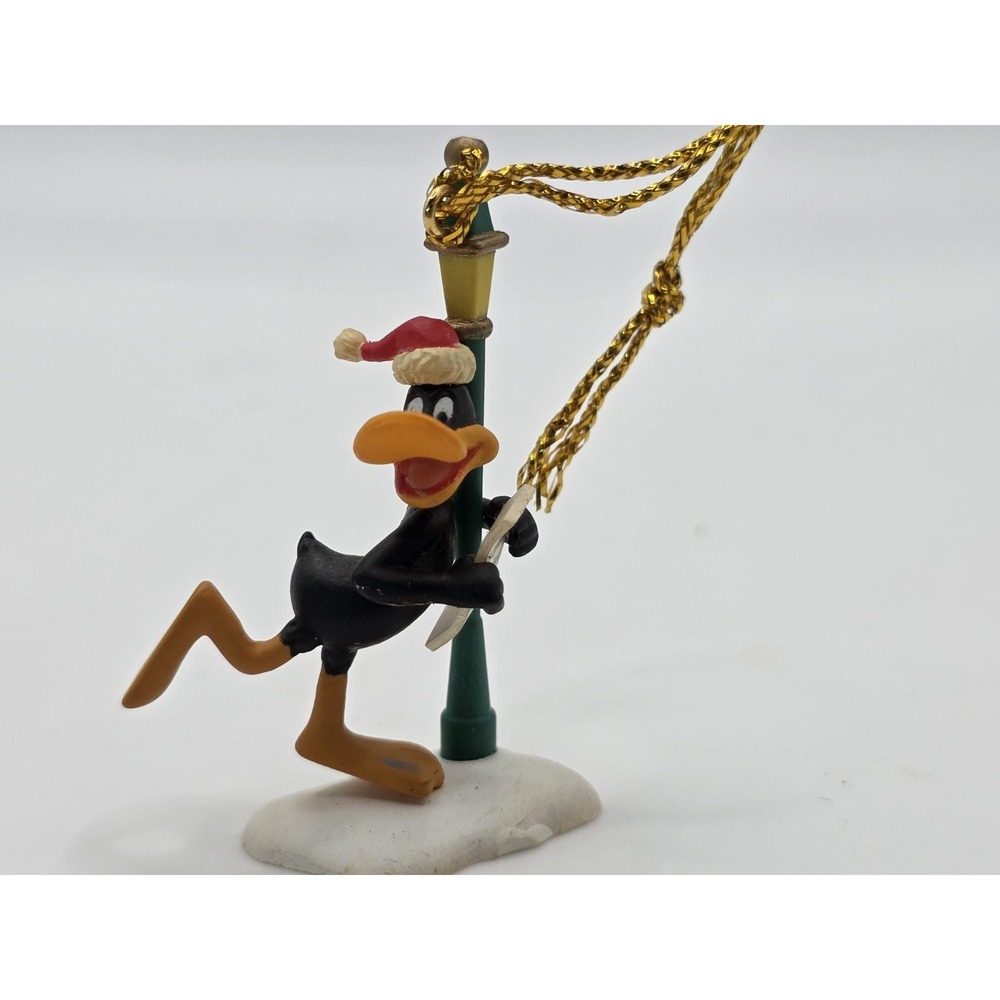 Vtg 1995 Looney Tunes Miniature Christmas Ornaments Daffy Duck